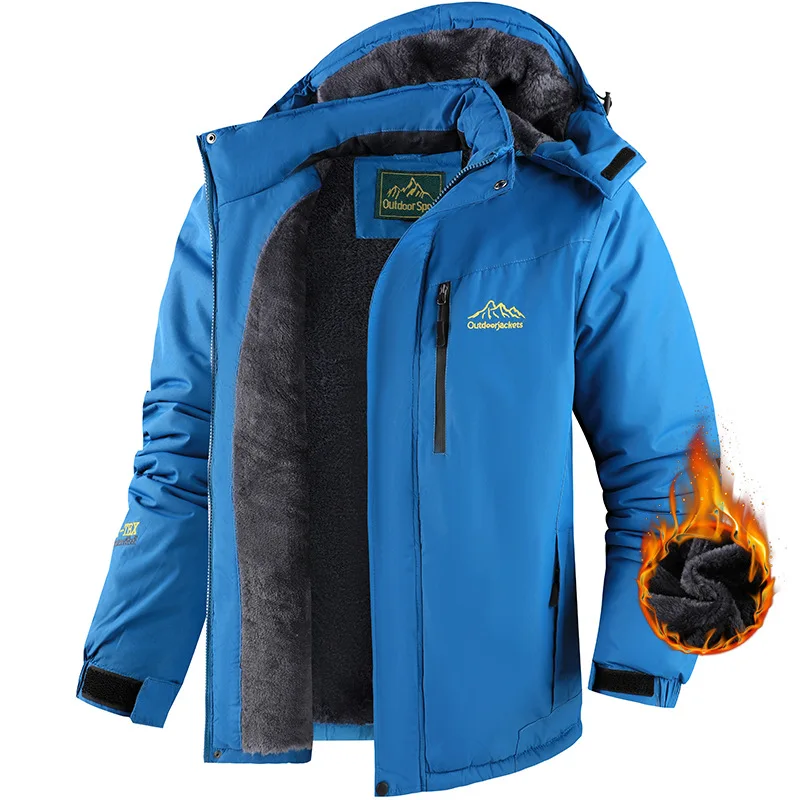 Новая зимняя новая куртка, мужская флисовая утолщенная теплая куртка на хлопковой подкладке, уличный альпинистский костюм большого размера для среднего возраста
Новая зимняя новая куртка, мужская флисовая утолщенная теплая куртка на хлопковой подкладке, уличный альпинистский костюм большого размера для среднего возраста