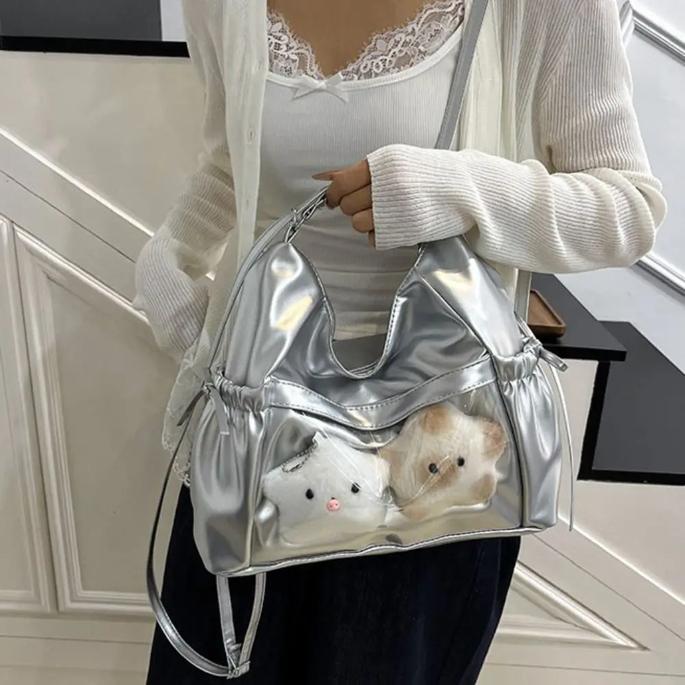 Zipper New Design Bow Shoulder Bag Large Capacity Leather Women's Ita Bag Waterproof Korean Style Casual Commuting Bag Travel
Zipper New Design Bow Shoulder Bag Large Capacity Leather Women's Ita Bag Waterproof Korean Style Casual Commuting Bag Travel