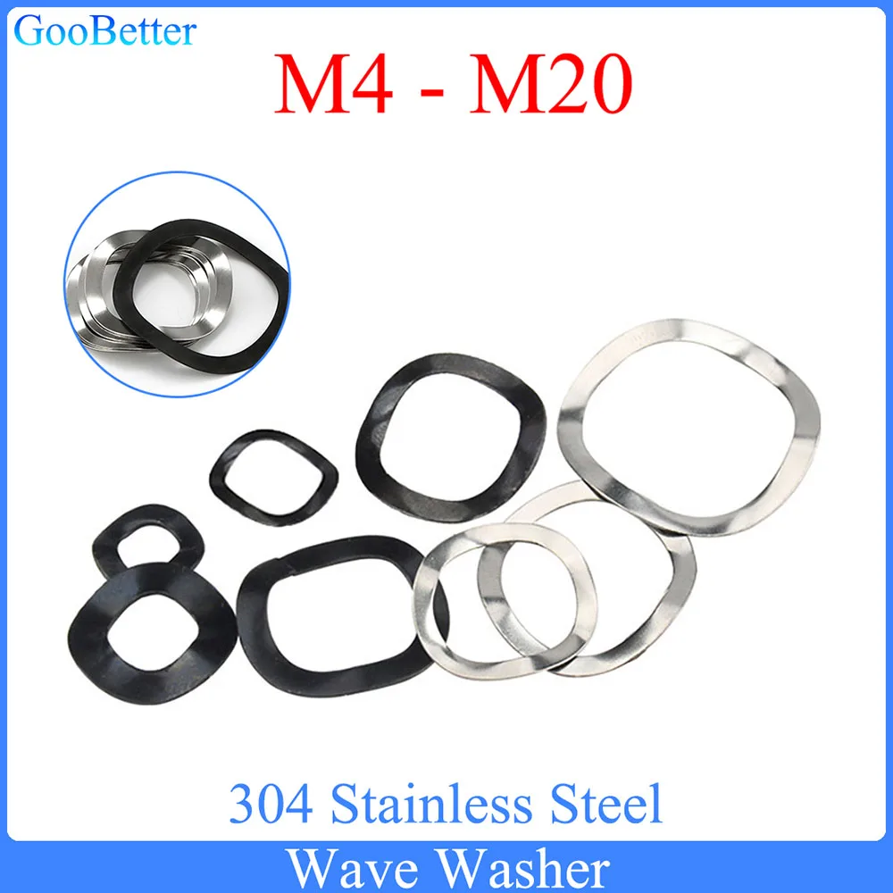 5-100Pcs Wave Washer M4 M5 M6 M8 M10 M12 M14 M16 M20 304 Stainless Steel Wave Crest Type Gasket Spring Washer
5-100Pcs Wave Washer M4 M5 M6 M8 M10 M12 M14 M16 M20 304 Stainless Steel Wave Crest Type Gasket Spring Washer