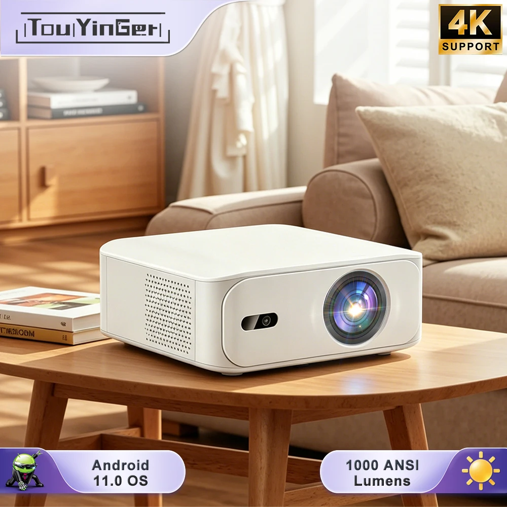 Touyinger L9W Ultra Mini Projector Android 1080P HD autofocus 1000ANSI lumens+low noise, suitable for home theaters
Touyinger L9W Ultra Mini Projector Android 1080P HD autofocus 1000ANSI lumens+low noise, suitable for home theaters