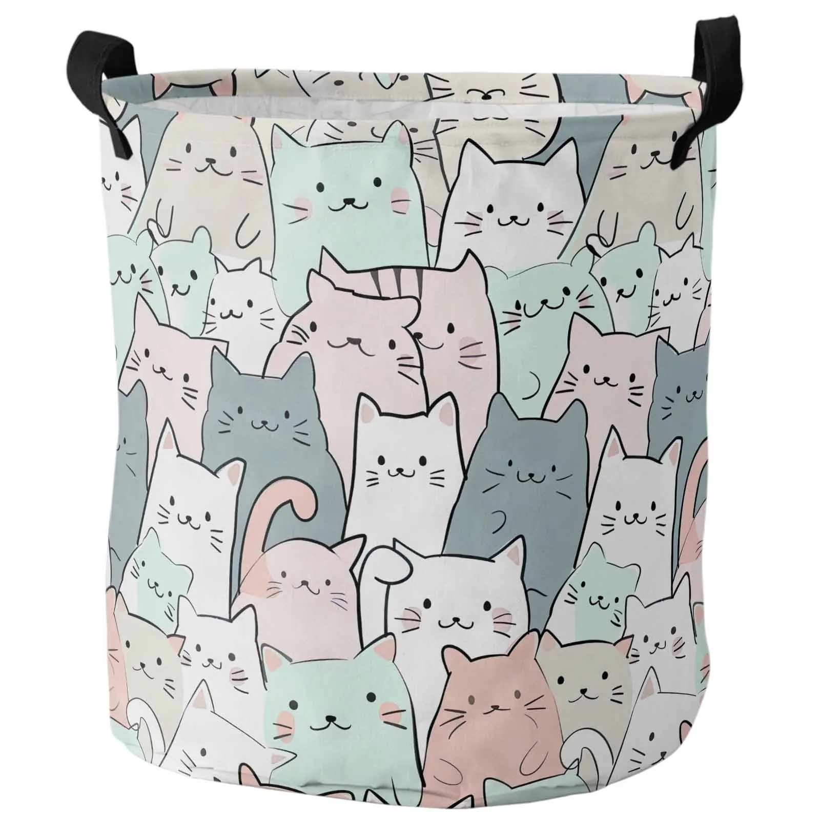 Cat Line Arrangement Hand Drawn Dirty Laundry Basket Foldable Waterproof Home Organizer Clothing Children Toy Storage Basket
Cat Line Arrangement Hand Drawn Dirty Laundry Basket Foldable Waterproof Home Organizer Clothing Children Toy Storage Basket