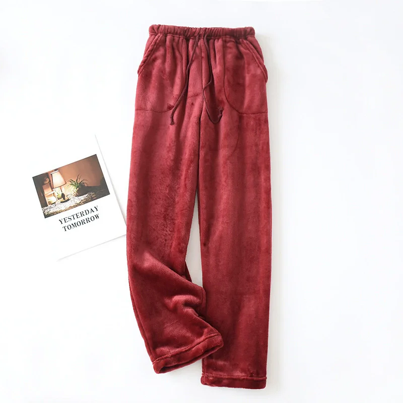Hot Sale Flannel Pajama Pants Home Winter Sleepwear For Sleeping Loose Thick Warm Home Pants Women Bottoms Lounge Wear
Hot Sale Flannel Pajama Pants Home Winter Sleepwear For Sleeping Loose Thick Warm Home Pants Women Bottoms Lounge Wear