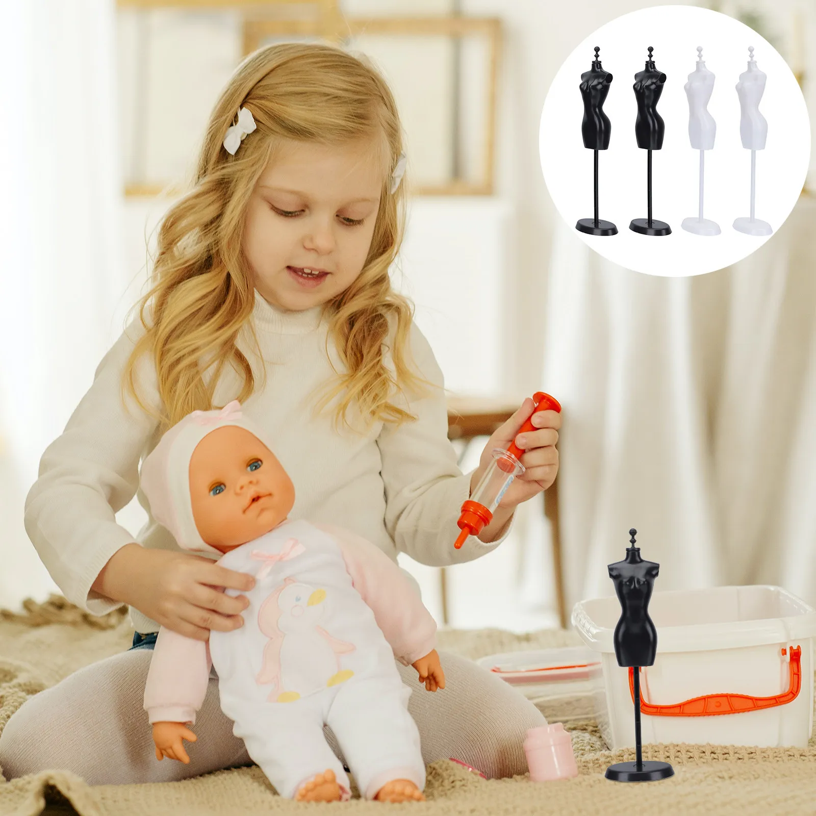 Набор из 4 мини-манекенов для демонстрации одежды, изысканные пластиковые подставки для костюмов, для домашнего декора, развития детского творчества и воображения
Набор из 4 мини-манекенов для демонстрации одежды, изысканные пластиковые подставки для костюмов, для домашнего декора, развития детского творчества и воображения