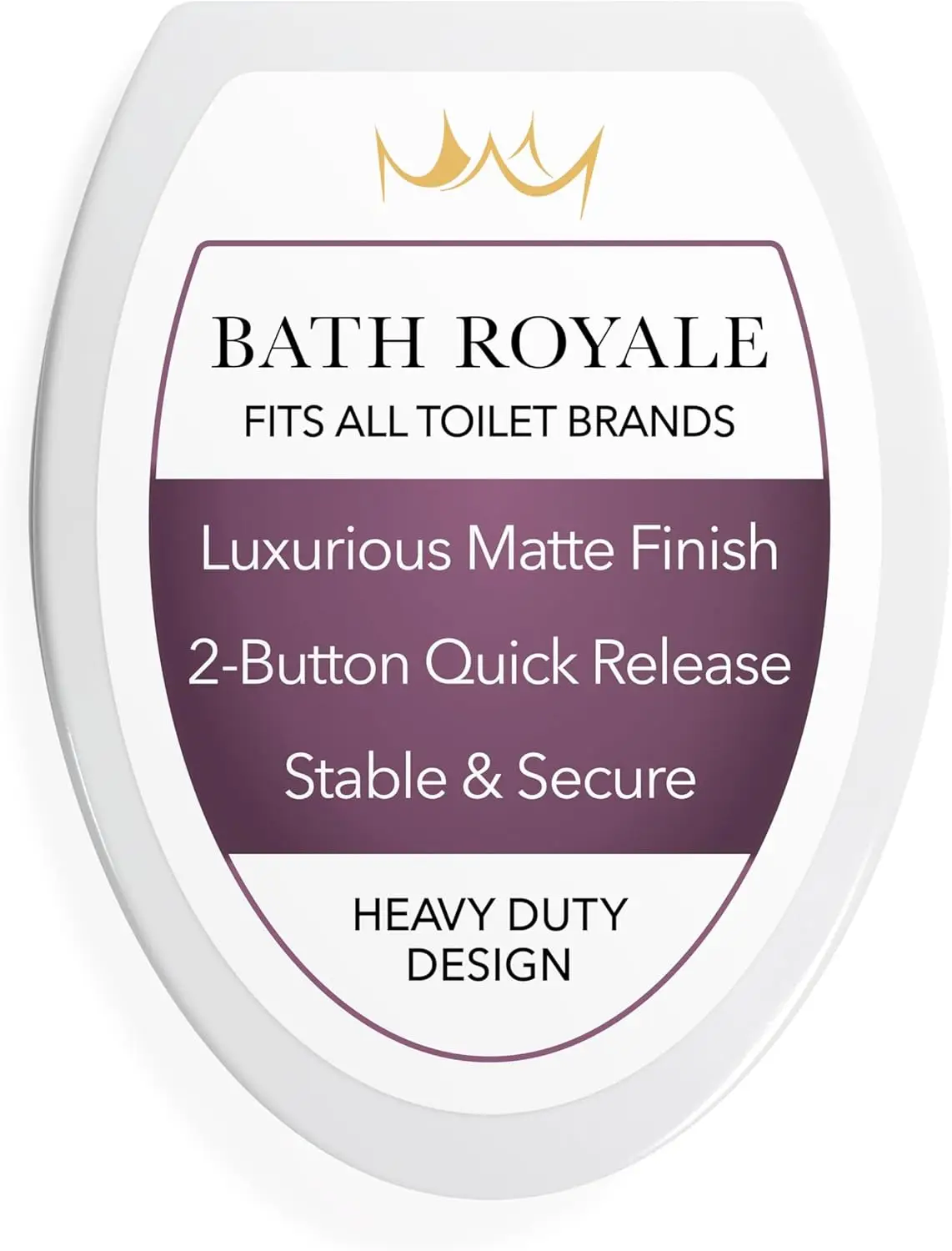 Soft Close Toilet Seat, Elongated, Scratch Resistant, Quick Release, Fits All Brands
Soft Close Toilet Seat, Elongated, Scratch Resistant, Quick Release, Fits All Brands