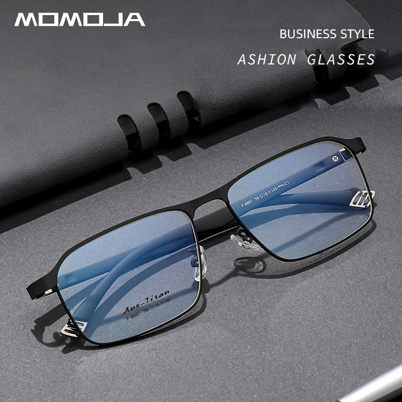 MOMOJA Fashion Retro Spectacle Frame Ultra Light Alloy Square Eyewear Optical Prescription Glasses Frame For Men Eyeglasses 8887
MOMOJA Fashion Retro Spectacle Frame Ultra Light Alloy Square Eyewear Optical Prescription Glasses Frame For Men Eyeglasses 8887