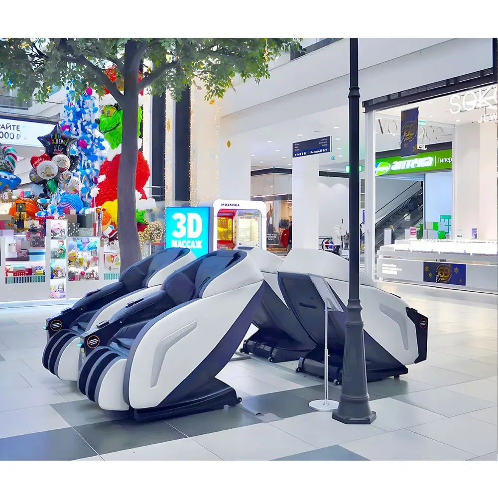 New Credit Card Business Coin Bill Operated Commercial 3D Zero Gravity Vending Massage Chair With Payment System
New Credit Card Business Coin Bill Operated Commercial 3D Zero Gravity Vending Massage Chair With Payment System