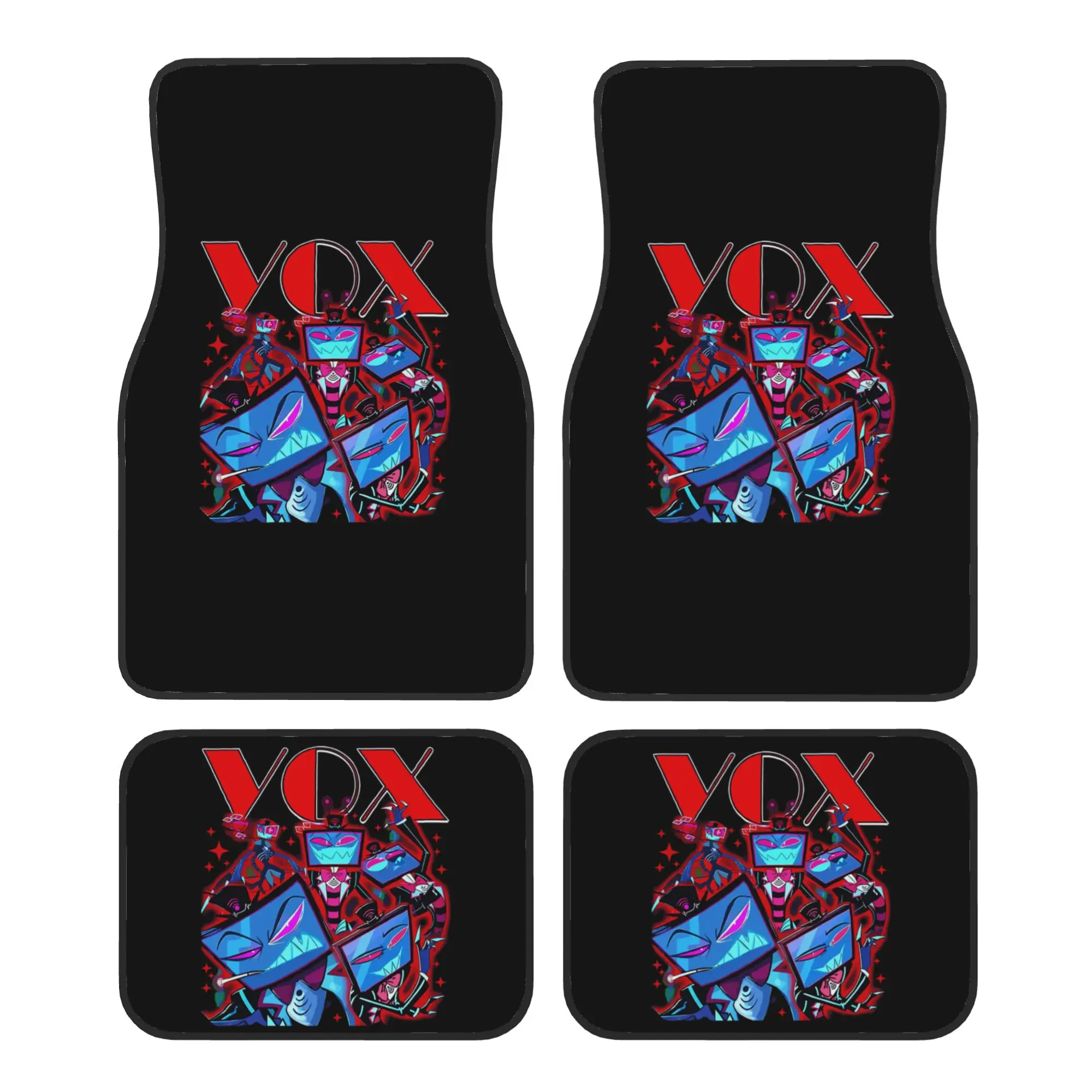 Hazbins Anime Animation Hotel Vox Car Floor Mats of 4 Pieces Crystal Velvet Rugs Universal Car Front Rear Carpets Foot Mats
Hazbins Anime Animation Hotel Vox Car Floor Mats of 4 Pieces Crystal Velvet Rugs Universal Car Front Rear Carpets Foot Mats