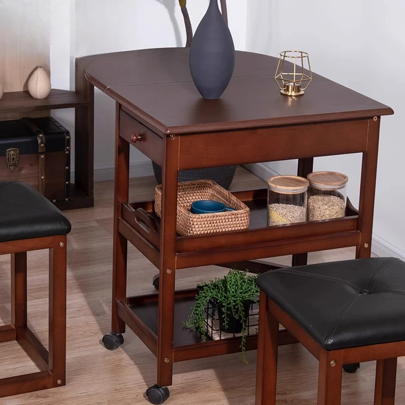 Folding table Solid wood dining table Household small apartment Simple multi-functional dining table Combination storage cabinet
Folding table Solid wood dining table Household small apartment Simple multi-functional dining table Combination storage cabinet