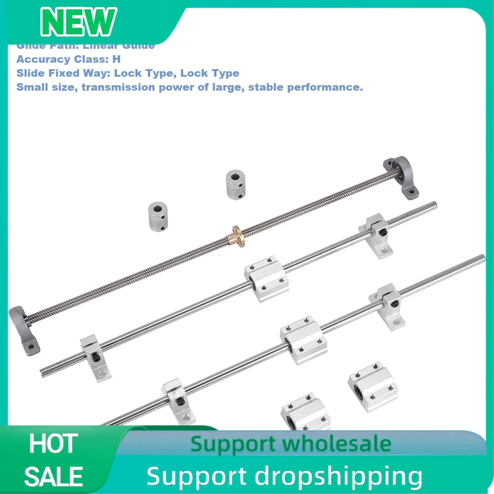 Solid 15Pcs 400Mm Optical Axis Guide Bearing Housings Linear Rail Shaft Support Screws Set
Solid 15Pcs 400Mm Optical Axis Guide Bearing Housings Linear Rail Shaft Support Screws Set