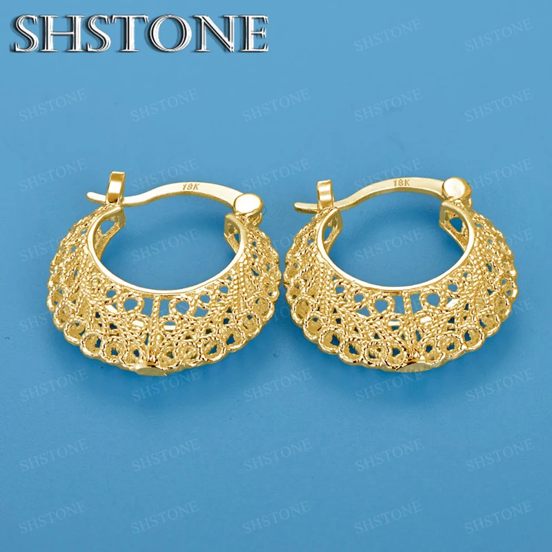 18k Gold Hollow Out Bag Ear Clip Earring For Women Men Party Birthday Wedding Fashion Trend Jewelry Luxury Nice Gift Accessories
18k Gold Hollow Out Bag Ear Clip Earring For Women Men Party Birthday Wedding Fashion Trend Jewelry Luxury Nice Gift Accessories