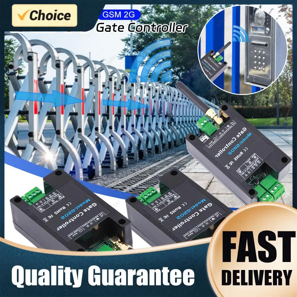 GSM Gate Gate Door Opener Relay Switch G202 2G 200 Users Mobile Phone Door Remote Controller Free Call 850/900/1800/1900MHz
GSM Gate Gate Door Opener Relay Switch G202 2G 200 Users Mobile Phone Door Remote Controller Free Call 850/900/1800/1900MHz