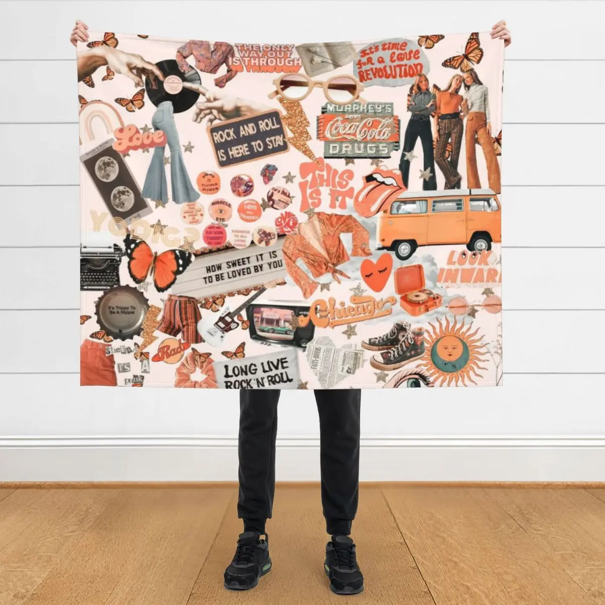Pink and Orange Collage Throw Blanket Shaggy Plaid Luxury Designer Picnic Blankets
Pink and Orange Collage Throw Blanket Shaggy Plaid Luxury Designer Picnic Blankets