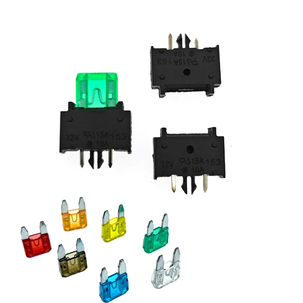 5PCS Mini Automotive Fuse Holder 01530008Z 15A32V PCB Panel Mounting High Temperature Resistance Mini Blade Fuse Holder
5PCS Mini Automotive Fuse Holder 01530008Z 15A32V PCB Panel Mounting High Temperature Resistance Mini Blade Fuse Holder