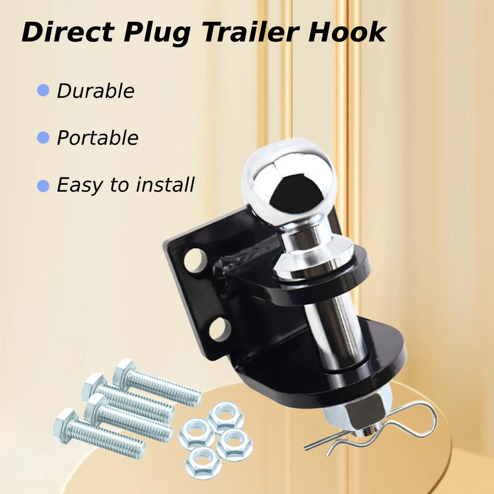 Generic Trailer Hook Heavy Duty Steel, RV Parts, for RV Towing Vehicle Convenient Connection Simple Installation RV Towing vehic
Generic Trailer Hook Heavy Duty Steel, RV Parts, for RV Towing Vehicle Convenient Connection Simple Installation RV Towing vehic