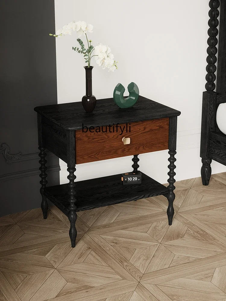 07Modern Minimalist Solid Wood Bedside Table Designer New High-Grade Home Bedroom Simple Modern Bedside drawer furniture
07Modern Minimalist Solid Wood Bedside Table Designer New High-Grade Home Bedroom Simple Modern Bedside drawer furniture