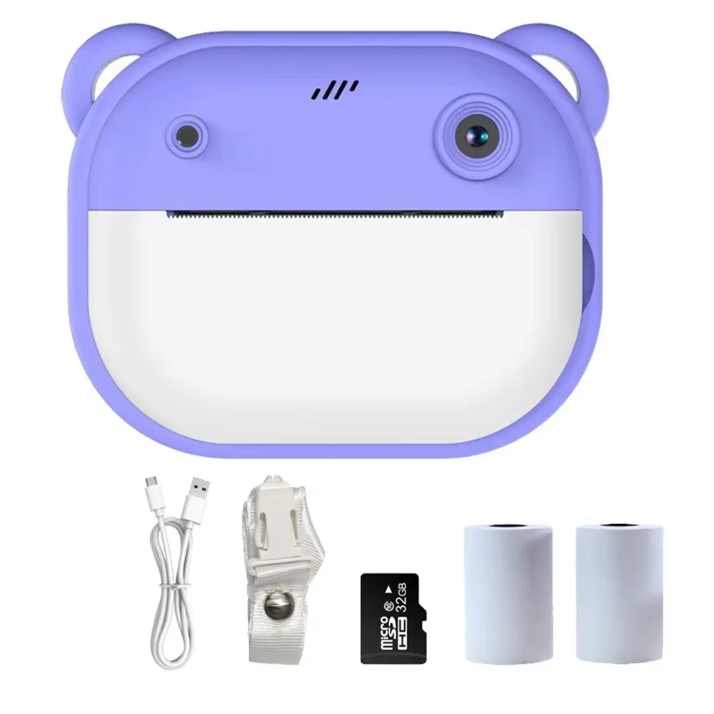 1080P HD Recording Thermal Print Camera with Print Paper Dual Lens Mini Instant Print Toys 32G Card One-click Printable
1080P HD Recording Thermal Print Camera with Print Paper Dual Lens Mini Instant Print Toys 32G Card One-click Printable