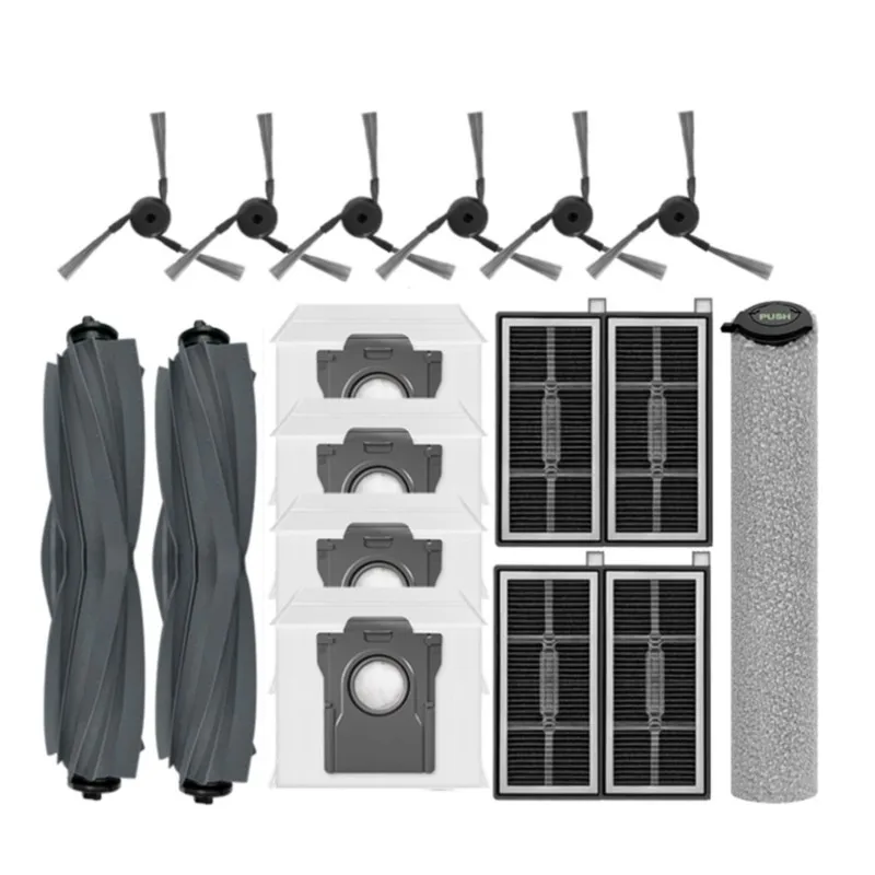 【BRAND NEW】Replacement Attachments 17PCS For MOVA P70 PRO Vacuum- Main Brushes, Dust Bags, Filters, Side Brushes& Roller Mop
【BRAND NEW】Replacement Attachments 17PCS For MOVA P70 PRO Vacuum- Main Brushes, Dust Bags, Filters, Side Brushes& Roller Mop