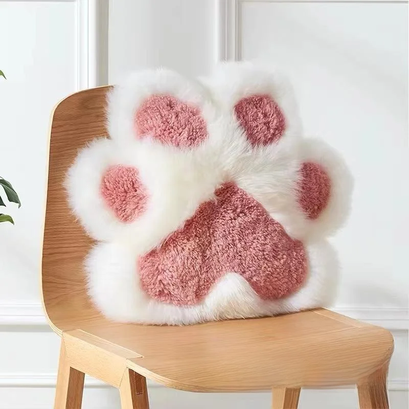 Long Plush Claw Shaped Cushion Cover with Core Cartoon Sofa Backrest Pillow Furry Pillow Home Decorative Pillowcase
Long Plush Claw Shaped Cushion Cover with Core Cartoon Sofa Backrest Pillow Furry Pillow Home Decorative Pillowcase