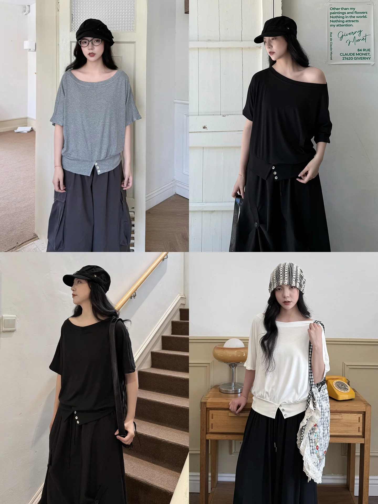 Land And Mountain Island New Arrival Short Sleeve T-Shirt Shoulder Bared Casual Loose Fit Cotton Polyester Elastic Fiber
Land And Mountain Island New Arrival Short Sleeve T-Shirt Shoulder Bared Casual Loose Fit Cotton Polyester Elastic Fiber