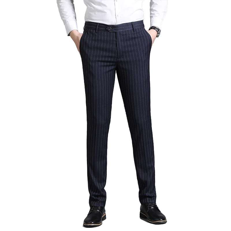 Men's Striped Dress Pants New All Season Fashion Slim Fit Business Casual Trousers Commuter Office Wear Comfortable Workwear
Men's Striped Dress Pants New All Season Fashion Slim Fit Business Casual Trousers Commuter Office Wear Comfortable Workwear