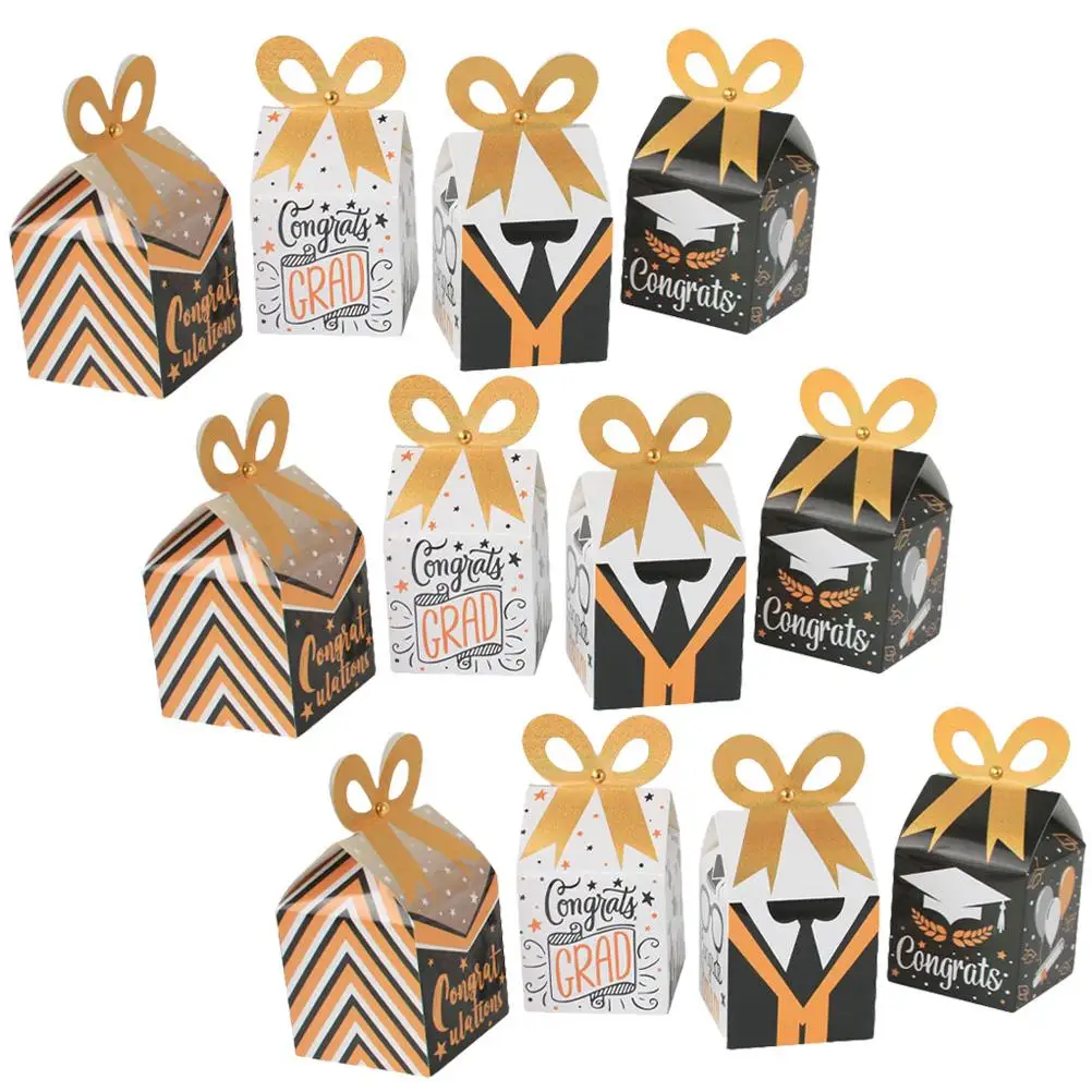 12 Pcs Graduation Season Candy Box Delicate Case Party Holder Gift Boxes Treat Sweets Container Paper Decorative
12 Pcs Graduation Season Candy Box Delicate Case Party Holder Gift Boxes Treat Sweets Container Paper Decorative