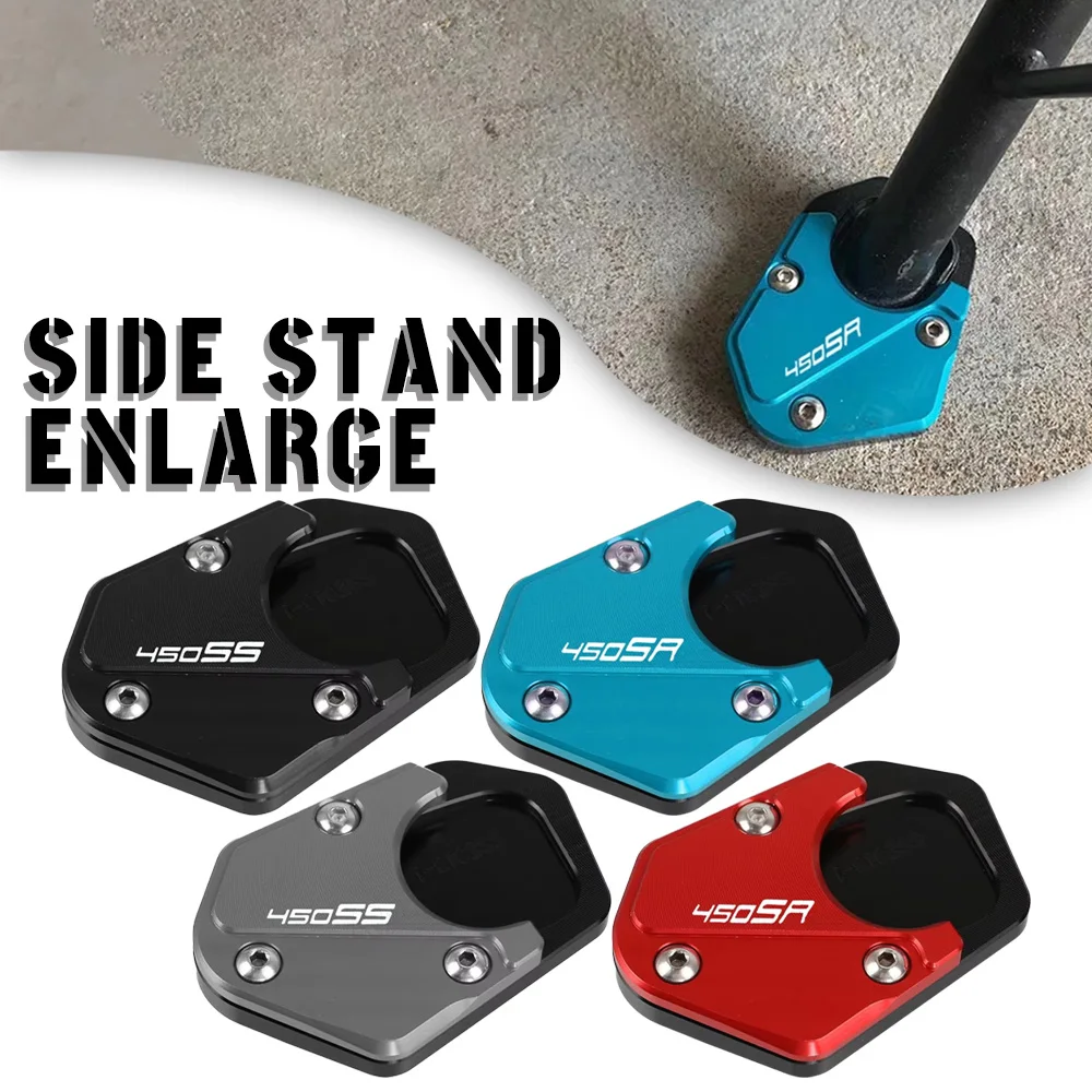 Motorcycle FOR CFMOTO 450SR 450SS 450NK 450 SR SS NK 2022 2023 2024 CNC Side Stand Enlarger Sled Sidestand Kickstand Foot Pads
Motorcycle FOR CFMOTO 450SR 450SS 450NK 450 SR SS NK 2022 2023 2024 CNC Side Stand Enlarger Sled Sidestand Kickstand Foot Pads