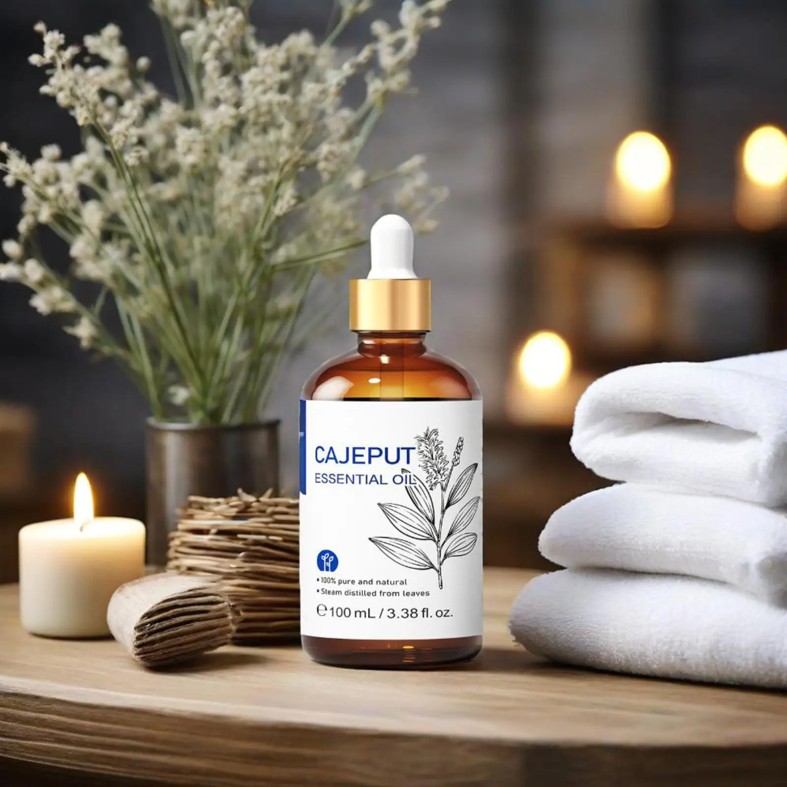 HIQILI Essential Oil Cajeput 100ML Tangerine Grapefruit Geranium Rosemary Spearmint Lemon Eucalyptus for Aromatherapy Diffuser
HIQILI Essential Oil Cajeput 100ML Tangerine Grapefruit Geranium Rosemary Spearmint Lemon Eucalyptus for Aromatherapy Diffuser