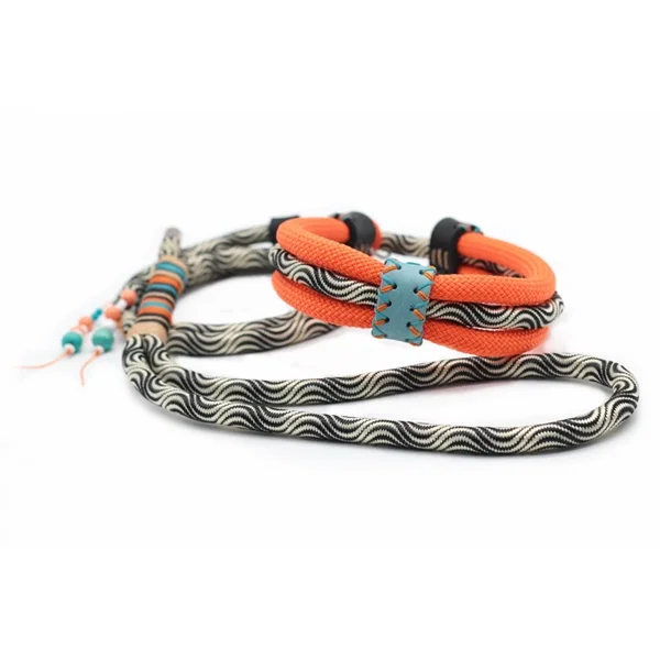 Кожаный собачий поводок и ошейник paracord collier, регулируемый нейлоновый поводок для дрессировки собак
Кожаный собачий поводок и ошейник paracord collier, регулируемый нейлоновый поводок для дрессировки собак