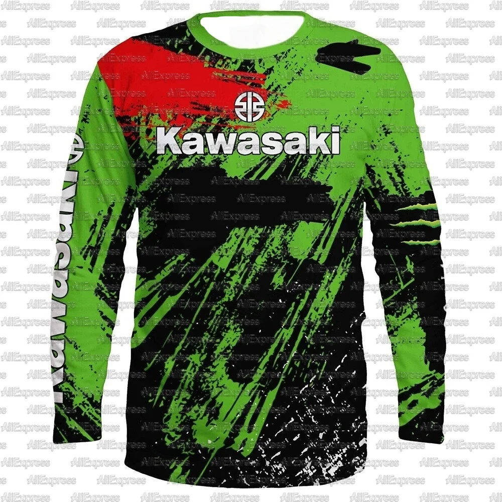 2025 Kawasaki Quick Drying Breathable Long Sleeve T-Shirt for Motorcyclists 3D Printed Summer Outdoor Sports Comfortable T-Shirt
2025 Kawasaki Quick Drying Breathable Long Sleeve T-Shirt for Motorcyclists 3D Printed Summer Outdoor Sports Comfortable T-Shirt