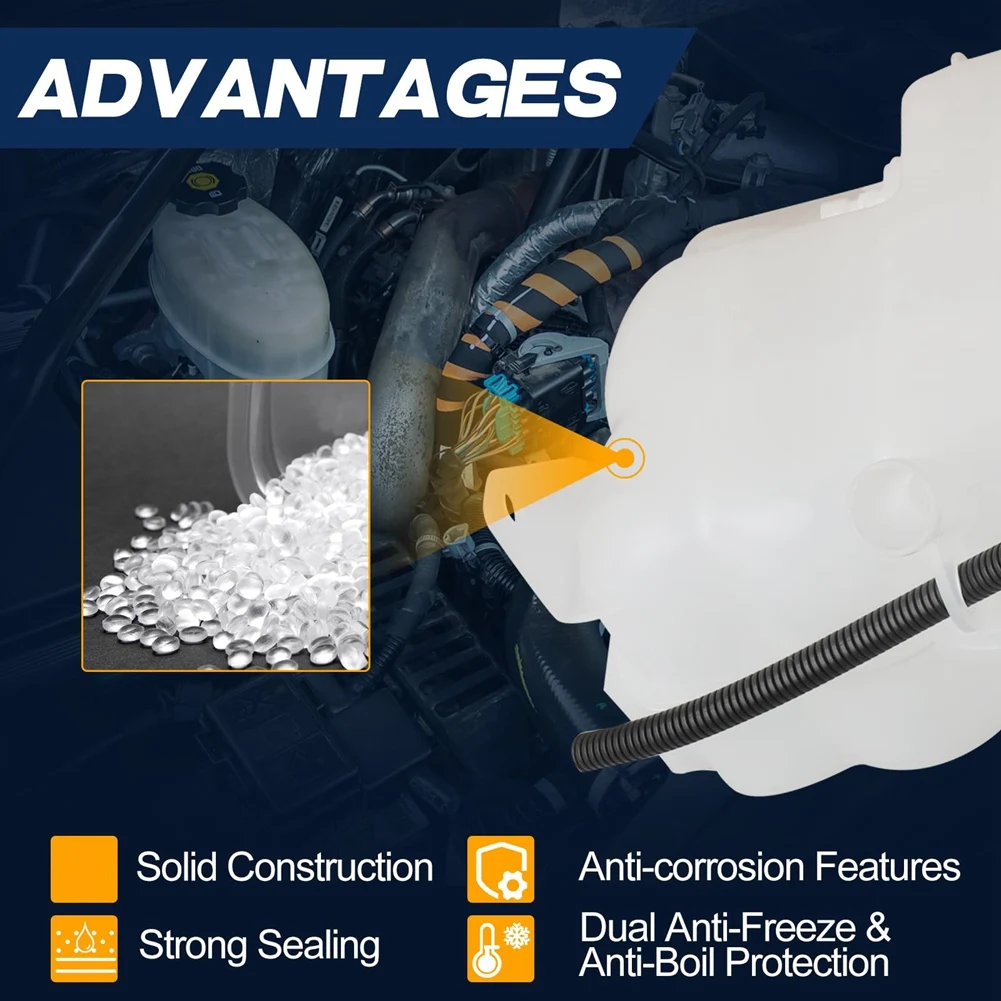 Ingenious-Engine Radiator Coolant Surge Tank For Silverado 2500 3500 4500 5500 HD Engine Coolant Reservoir 84257137
Ingenious-Engine Radiator Coolant Surge Tank For Silverado 2500 3500 4500 5500 HD Engine Coolant Reservoir 84257137