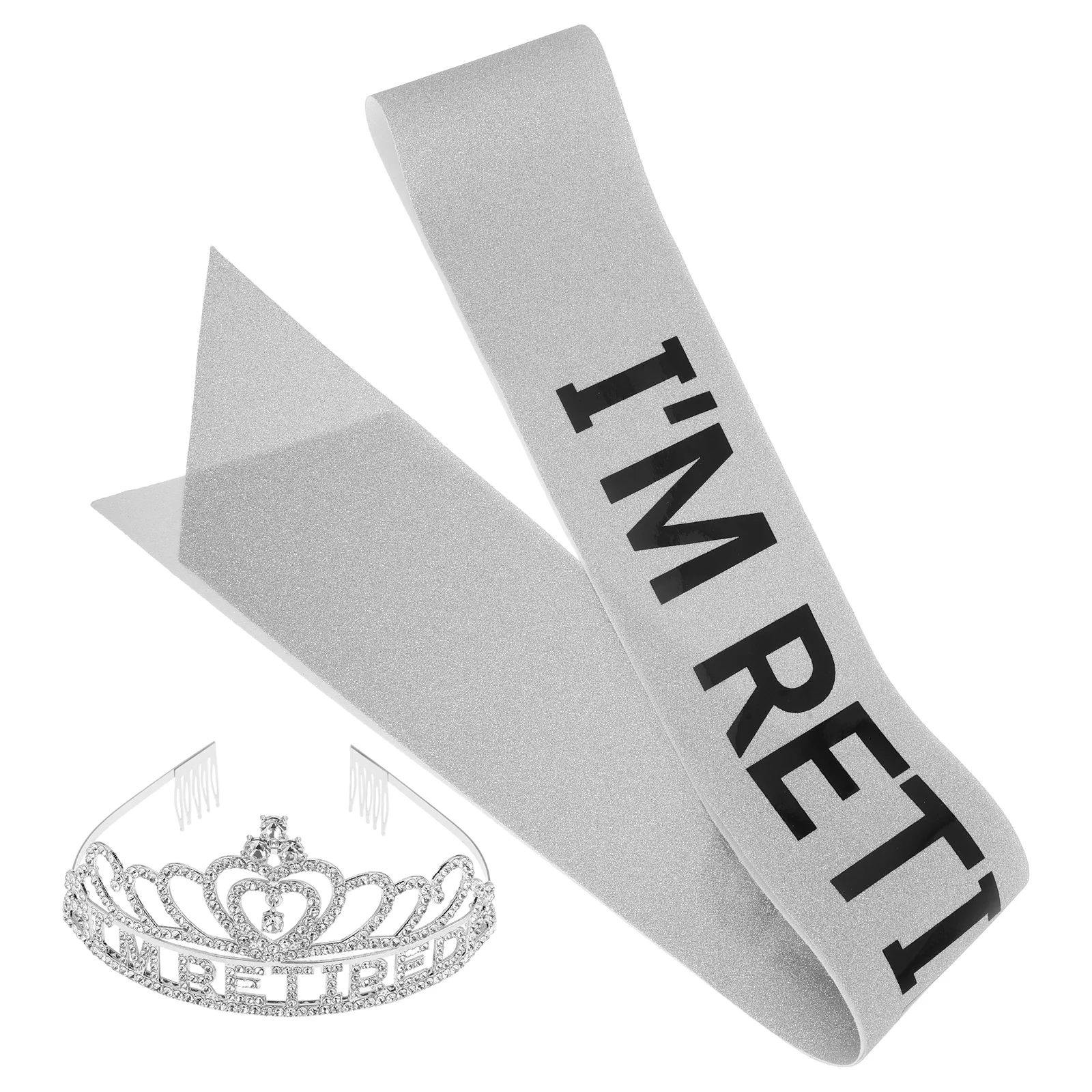 Set Sash Women Crown Headband Costume Props Female Decorative Tiara Grandmas retirement tiara sash
Set Sash Women Crown Headband Costume Props Female Decorative Tiara Grandmas retirement tiara sash