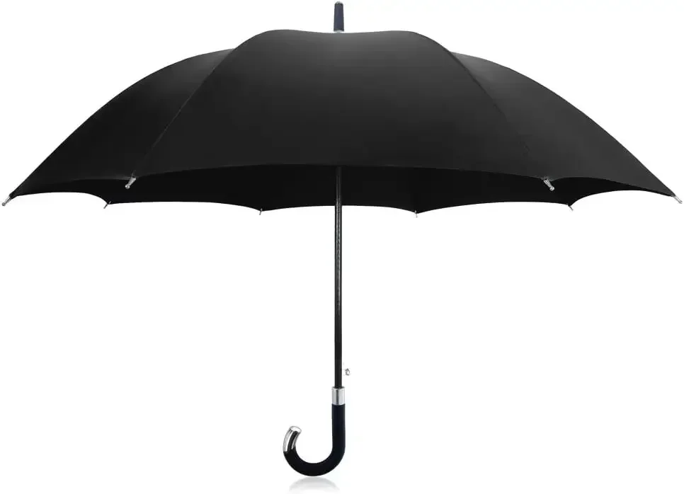 ELITE UMBRELLA (Classic Black) - Quality Cane Umbrella with Automatic Open, Strong & Windproof
ELITE UMBRELLA (Classic Black) - Quality Cane Umbrella with Automatic Open, Strong & Windproof