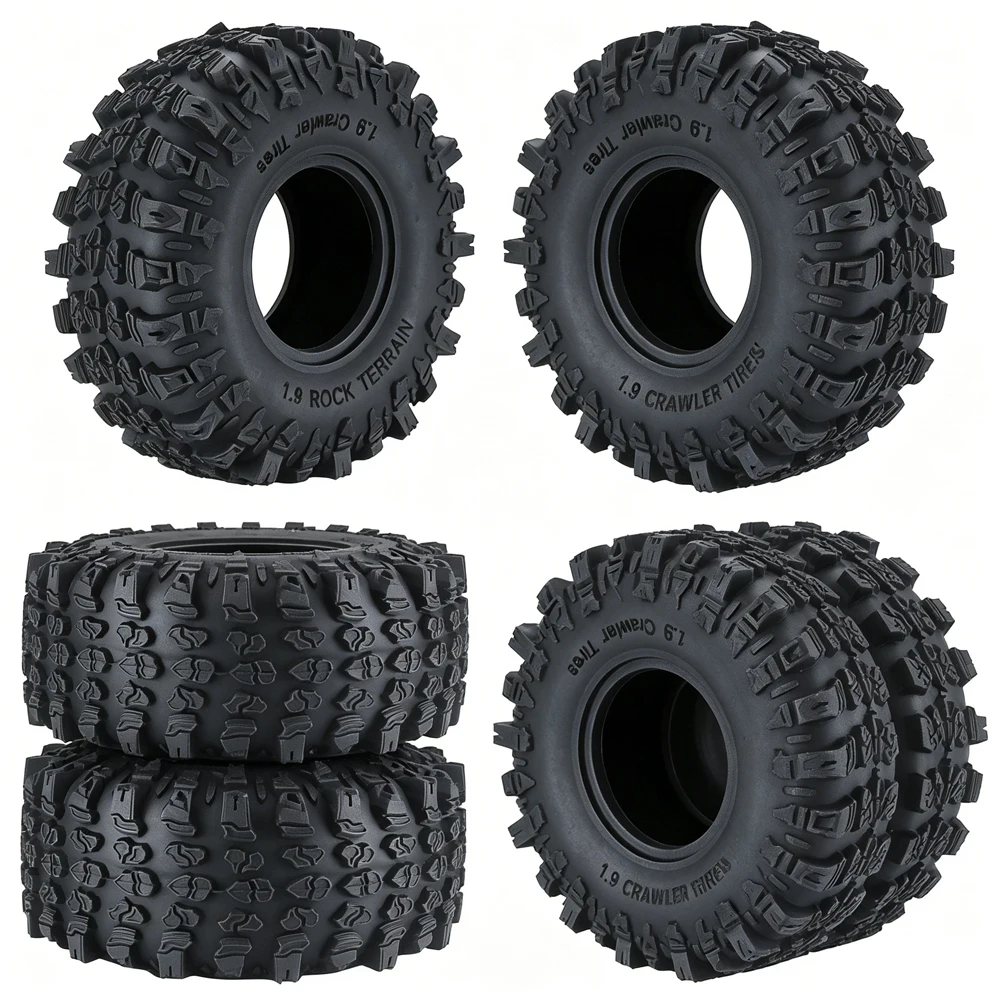 4pcs 1.9 Inch Rubber Tyre 118*45mm for 1/10 Rc Crawler Car Axial Scx10 Wraith Wrangler Traxxas Trx4 Rc4wd Yikong Rgt 1.9 Wheel
4pcs 1.9 Inch Rubber Tyre 118*45mm for 1/10 Rc Crawler Car Axial Scx10 Wraith Wrangler Traxxas Trx4 Rc4wd Yikong Rgt 1.9 Wheel