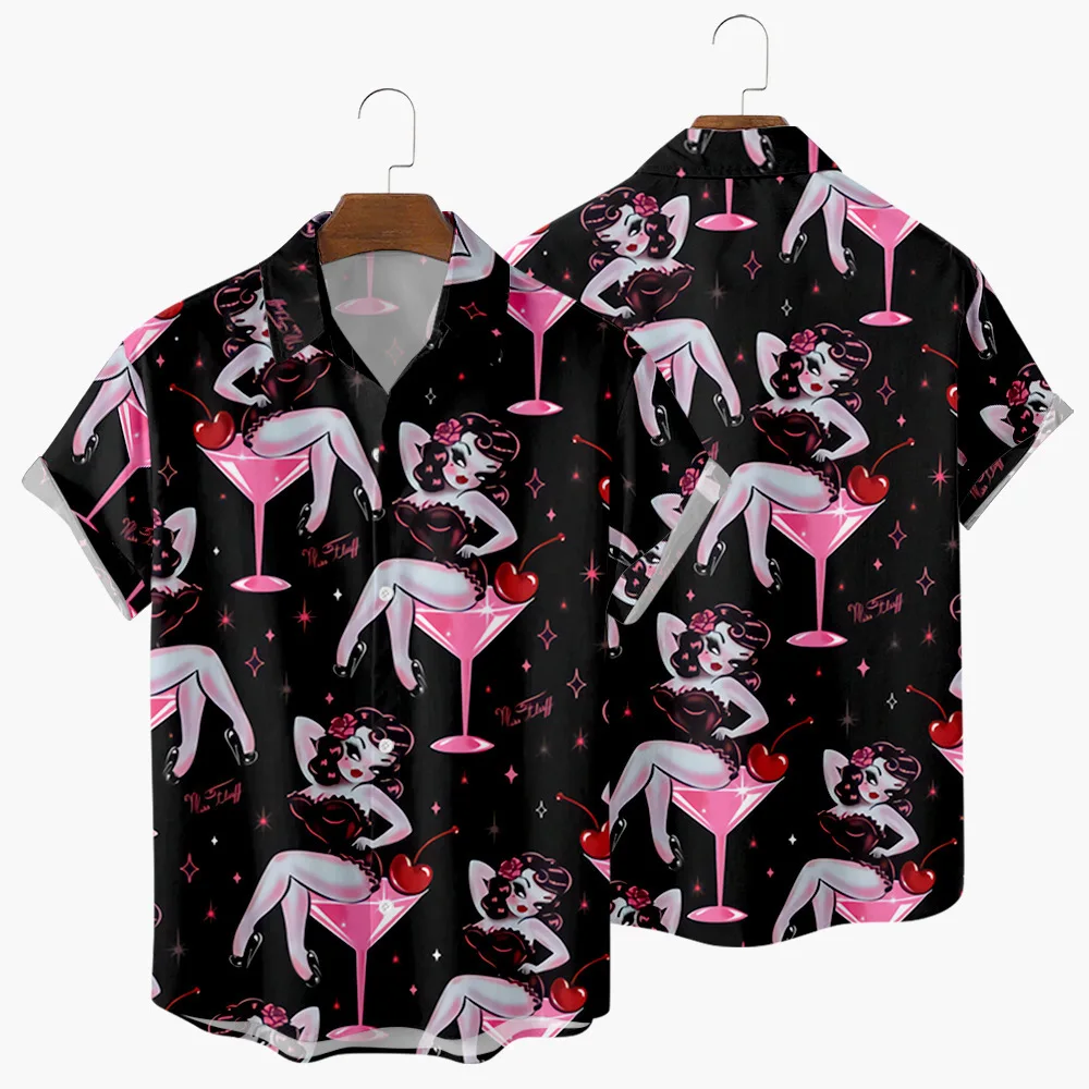 New Casual Shirts 3D Print Sexy Lady Short Sleeve Club Tops Cool Style Club Party Summer Shirts for Men And Women
New Casual Shirts 3D Print Sexy Lady Short Sleeve Club Tops Cool Style Club Party Summer Shirts for Men And Women