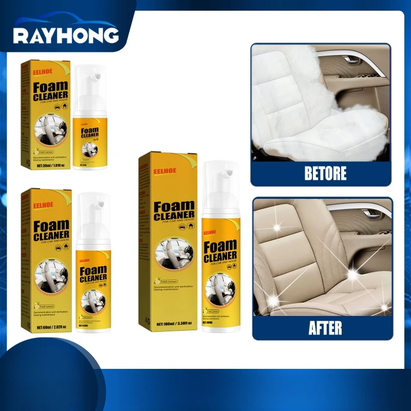 Rayhong Car Multi-function Foam Cleaner Roof Seat Car Interior Decontamination Cleaner
Rayhong Car Multi-function Foam Cleaner Roof Seat Car Interior Decontamination Cleaner