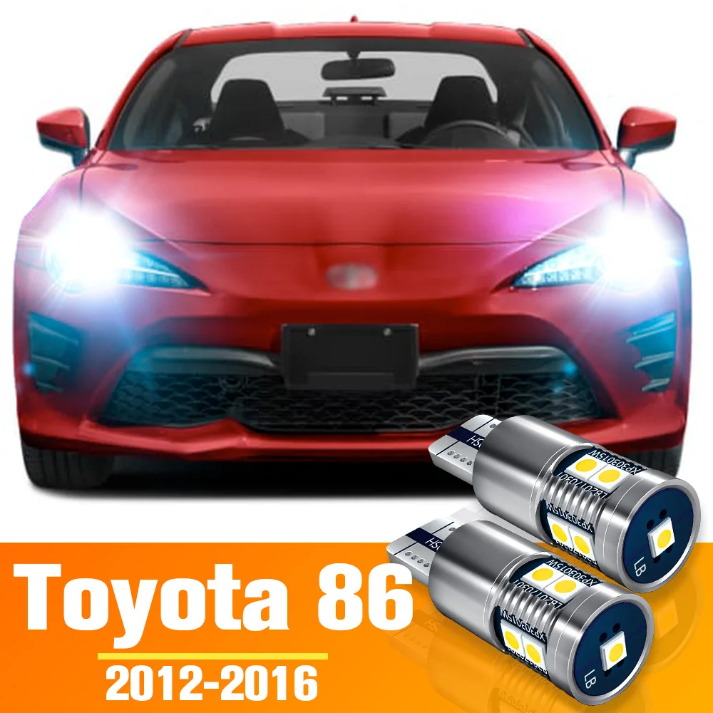 2 шт. светодиодный парковочный фонарь для Toyota 86 аксессуары лампа 2012 2013 2014 2015 2016 габаритная лампа
2 шт. светодиодный парковочный фонарь для Toyota 86 аксессуары лампа 2012 2013 2014 2015 2016 габаритная лампа