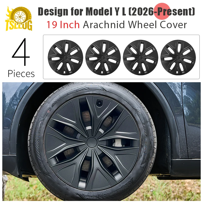 4PCS for Model YL 2026-Present 19 Inch 39th Style Hubcap Replacement Wheel Cap Accessories for Tesla Full edge wrapping
4PCS for Model YL 2026-Present 19 Inch 39th Style Hubcap Replacement Wheel Cap Accessories for Tesla Full edge wrapping