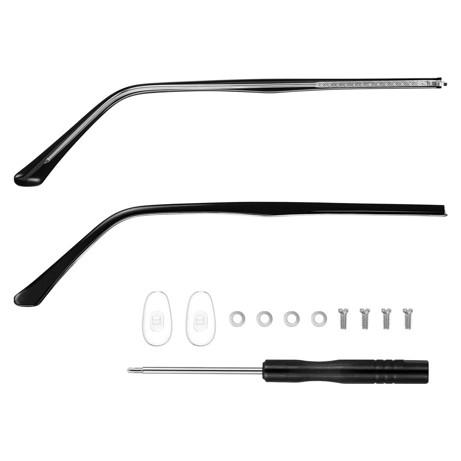 Hypoallergenic Eyeglasses Legs Black Crystal Temples Replacement Parts Nonslip Lightweight Glasses Arm Sunglasses Accessories
Hypoallergenic Eyeglasses Legs Black Crystal Temples Replacement Parts Nonslip Lightweight Glasses Arm Sunglasses Accessories