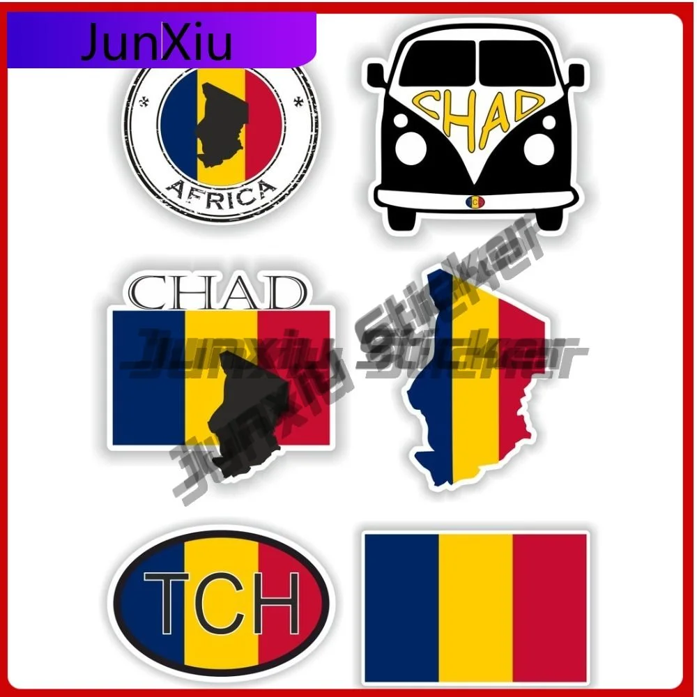 Chad Flag National Emblem Sticker Custom Car Decals Camping Funny Refit Car Sticker Motorcycle Bumper Moto Posters For Decals
Chad Flag National Emblem Sticker Custom Car Decals Camping Funny Refit Car Sticker Motorcycle Bumper Moto Posters For Decals
