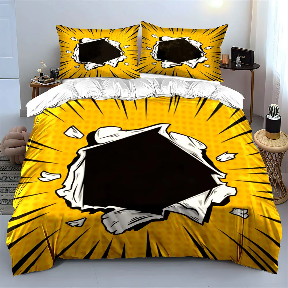"Graphic Design Comic Style Bundle" Multiple sizes kid's and adults' bedroom Exquisite 3PC bedding set, gift
"Graphic Design Comic Style Bundle" Multiple sizes kid's and adults' bedroom Exquisite 3PC bedding set, gift