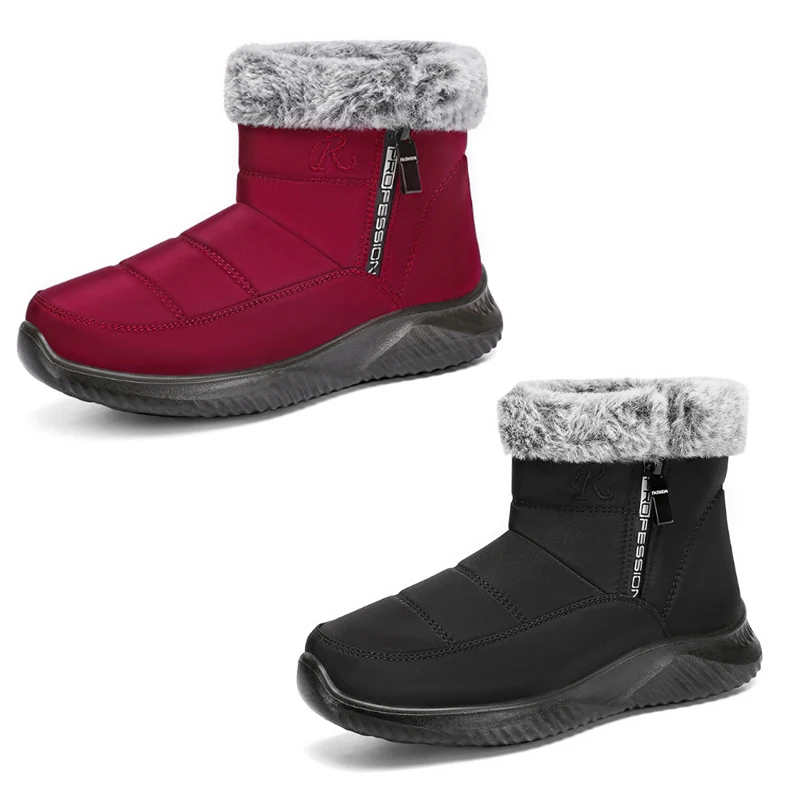 Men's Women's Snow Boots Unisex Fashion Waterproof Casual Shoes Winter Thick Fur Warm Outdoor Ankle Boots High Boots Woman
Men's Women's Snow Boots Unisex Fashion Waterproof Casual Shoes Winter Thick Fur Warm Outdoor Ankle Boots High Boots Woman