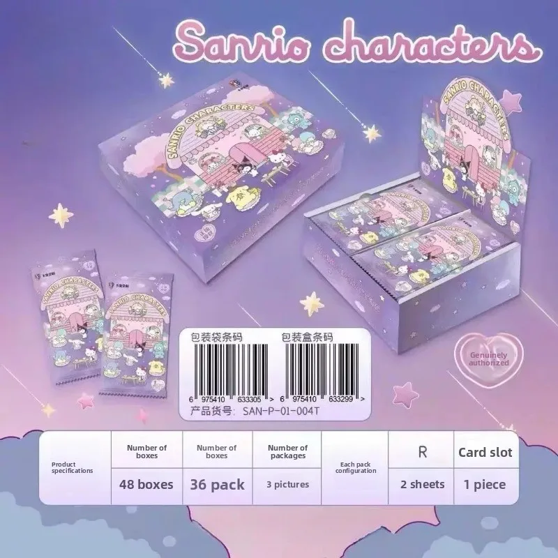 Genuine Sanrio Collectible Cards Full Box Blind Box Card Packs with Collectors Album Official Licensed Cute Character Gift Fans
Genuine Sanrio Collectible Cards Full Box Blind Box Card Packs with Collectors Album Official Licensed Cute Character Gift Fans