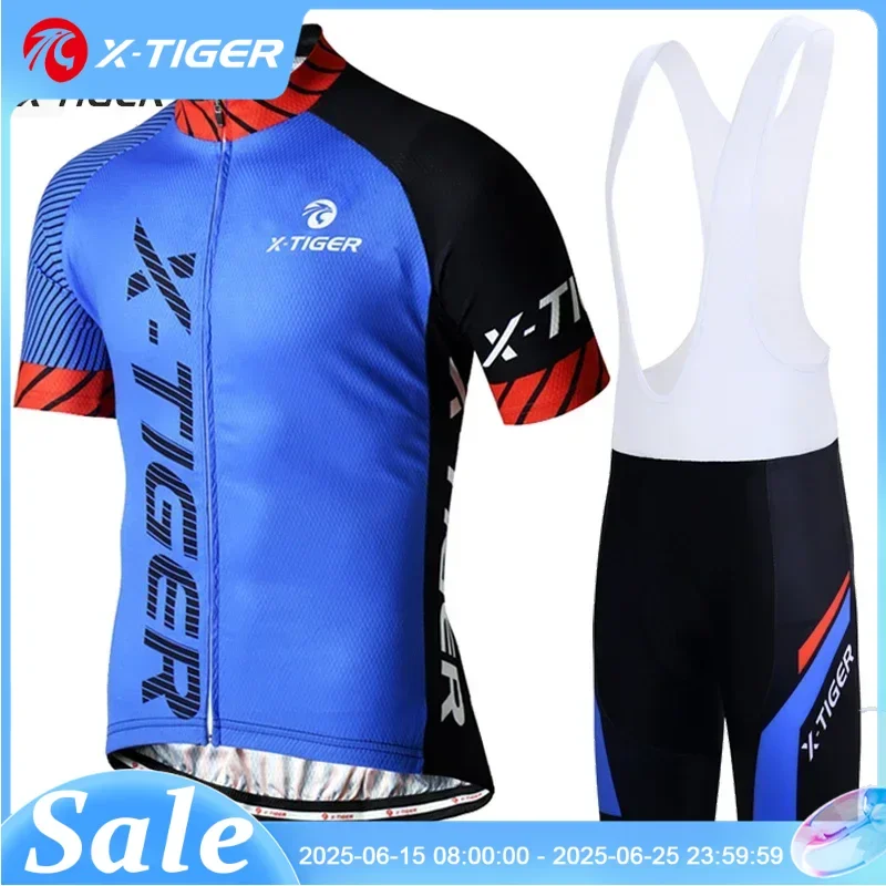 X-TIGER Bib Short Suit Summer Cycling Set Bicycle Jerseys Breathable Mountain Bike Clothing Maillot Ropa Ciclismo Jersey Set
X-TIGER Bib Short Suit Summer Cycling Set Bicycle Jerseys Breathable Mountain Bike Clothing Maillot Ropa Ciclismo Jersey Set
