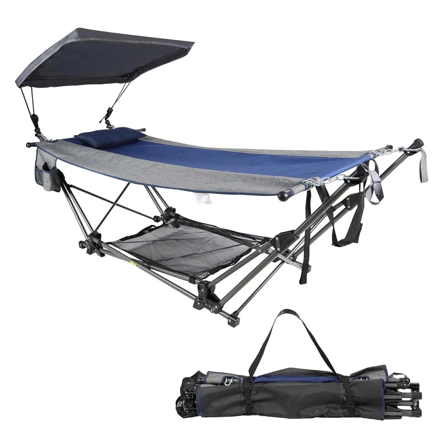Portable Hammock With Stand Canopy Pillow Storage Net Foldable Steel Frame Indoor Outdoor Backyard, Customized
Portable Hammock With Stand Canopy Pillow Storage Net Foldable Steel Frame Indoor Outdoor Backyard, Customized