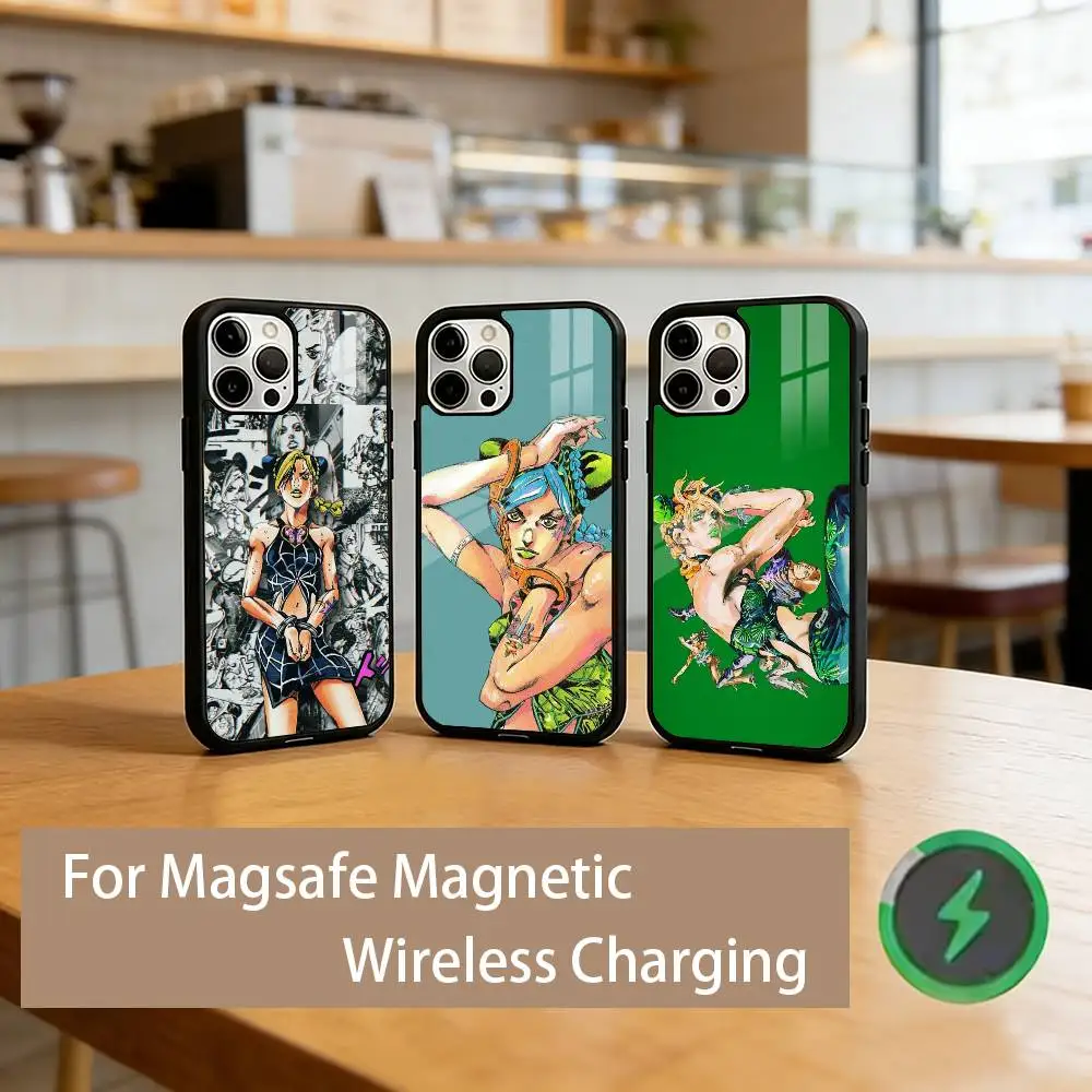 J-JOJO J-Jolyne Phone Case For iPhone17,16,15,14,13,12,11 Plus,Pro Magnetic For Magsafe Wireless Charging
J-JOJO J-Jolyne Phone Case For iPhone17,16,15,14,13,12,11 Plus,Pro Magnetic For Magsafe Wireless Charging