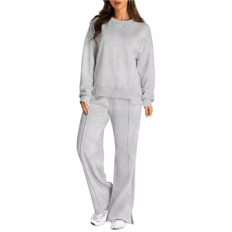 2pcs Set Women's Home Casual Sport Sweatshirt & Jogger Pants Set Loose Comfortable Loungewear Tracksuit
2pcs Set Women's Home Casual Sport Sweatshirt & Jogger Pants Set Loose Comfortable Loungewear Tracksuit
