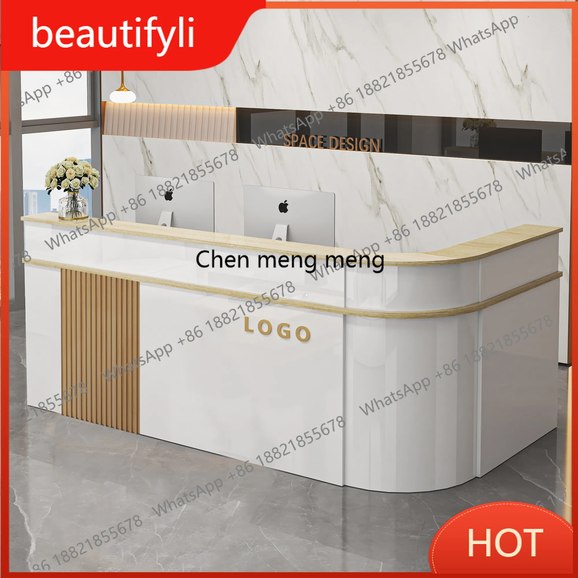 A139 Luxury Modern Reception Desk Beauty Institute Clinical Reception Desk Hairdressing Service Comptoir Caisse Corner Furniture
A139 Luxury Modern Reception Desk Beauty Institute Clinical Reception Desk Hairdressing Service Comptoir Caisse Corner Furniture