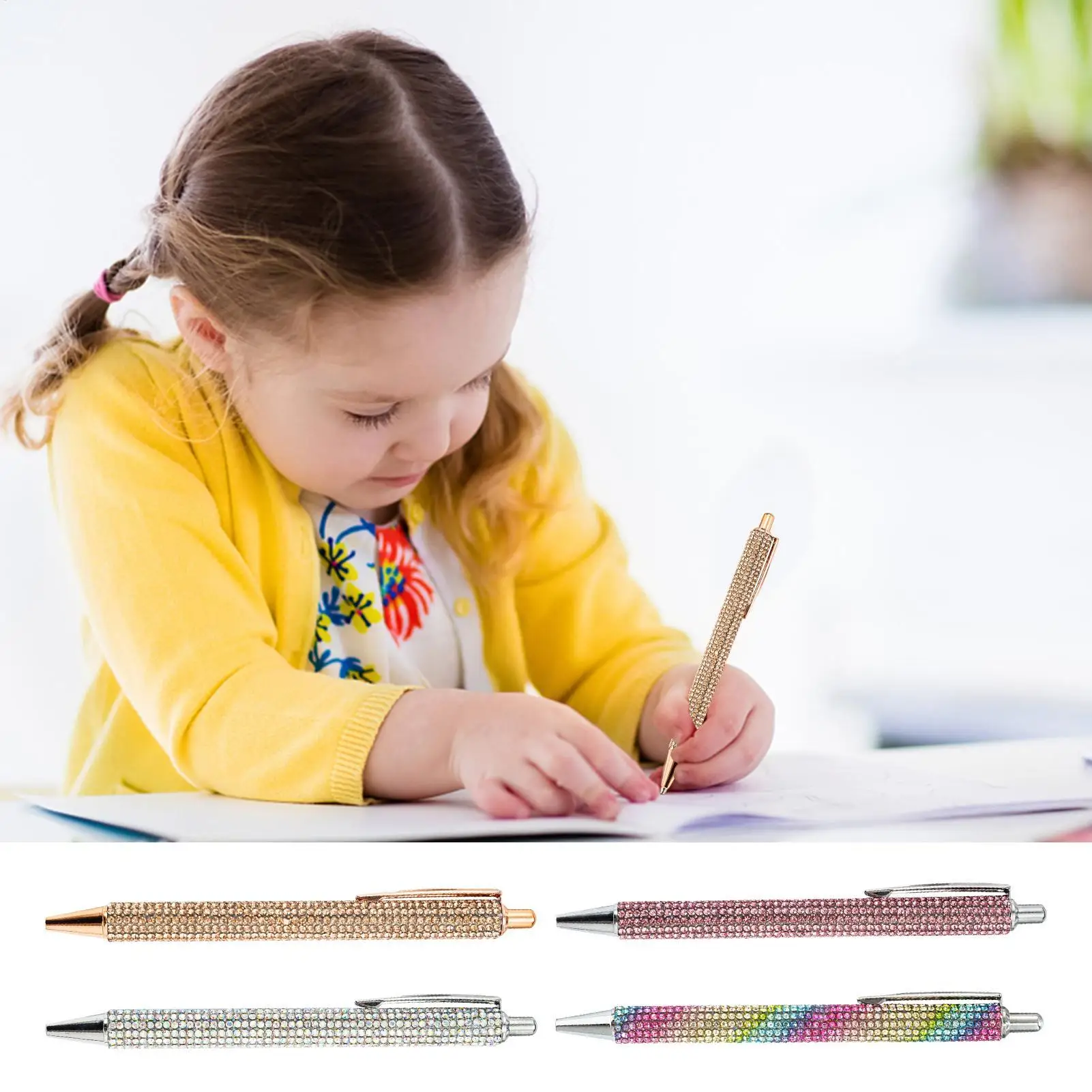 Rhinestone Ballpoint Pen Ballpoint Rhinestone Pens Bedazzled Retractable Pens With Crystal Bling For Kids Students Sketching
Rhinestone Ballpoint Pen Ballpoint Rhinestone Pens Bedazzled Retractable Pens With Crystal Bling For Kids Students Sketching