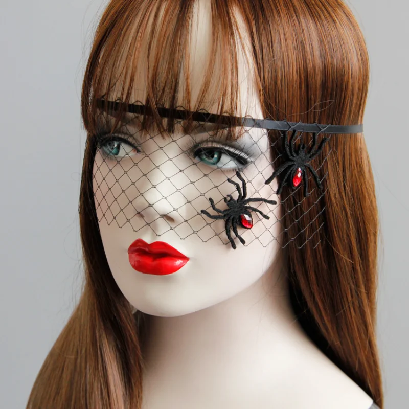 Halloween Masquerade Party Spider Princess Mask Half Face Mask Eye Mask Veil Accessories
Halloween Masquerade Party Spider Princess Mask Half Face Mask Eye Mask Veil Accessories
