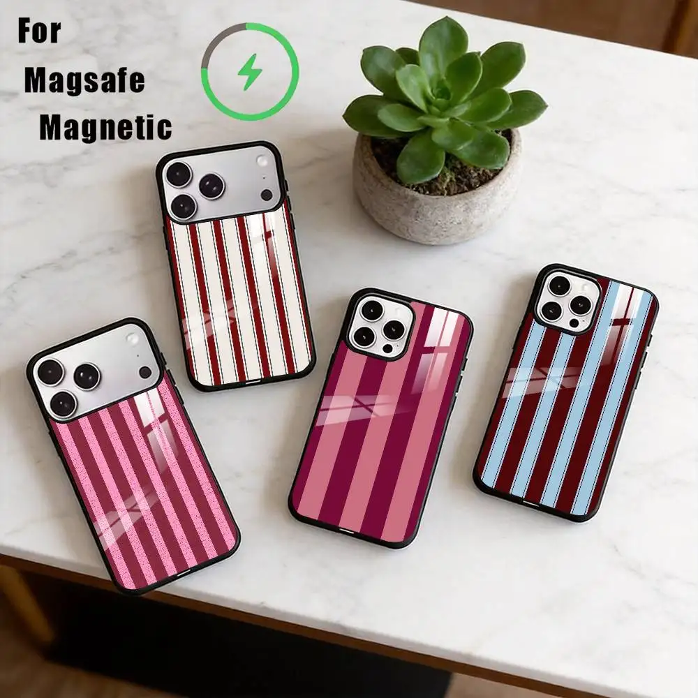 Burgundy W-White Stripe Phone Case For iPhone17,16,15,14,13,12,11 Plus,Pro Compatible with magnetic wireless charging
Burgundy W-White Stripe Phone Case For iPhone17,16,15,14,13,12,11 Plus,Pro Compatible with magnetic wireless charging